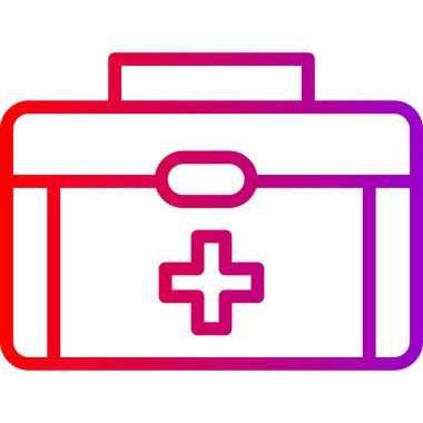 İlk yardım simgesi, vektör illüstrasyon tasarımı