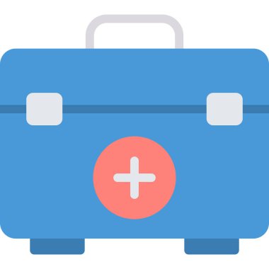 ilk yardım kiti vektör simgesi