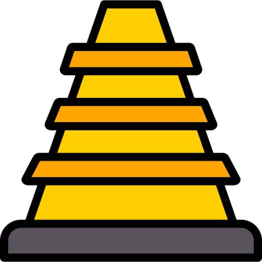 özet biçiminde piramit altın çubukları simgesi