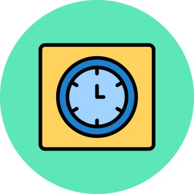 saat simgesi vektör illüstrasyonuName