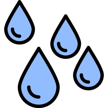 damlalar ağ simgesi, basit vektör illüstrasyonu