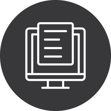 seo modern simgesinin vektör illüstrasyonu