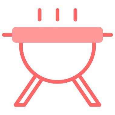 Mutfak. Web simgesi basit illüstrasyon