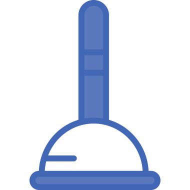 termometre simgesi vektör illüstrasyonu