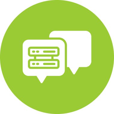 konuşma balonu simgesi, vektör illüstrasyonu