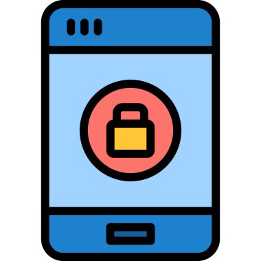 akıllı telefon simgesi modern vektör illüstrasyonu