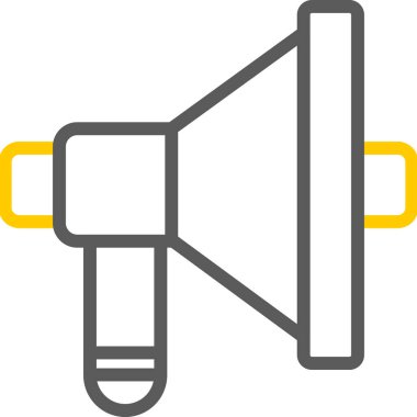 Duyuru hoparlörü simgesi - biçimi