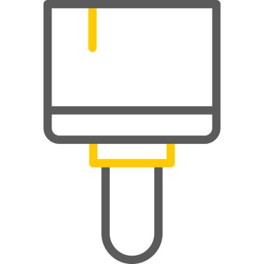 boya fırçası ikonu vektör illüstrasyon tasarımı