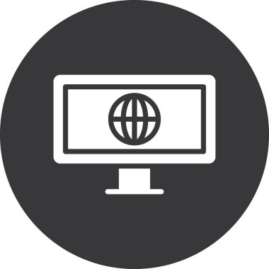 seo modern simgesinin vektör illüstrasyonu