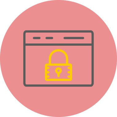 Ağ simgesi. vektör illüstrasyonu