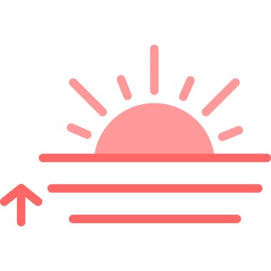 Güneş Simgesi Vektör illüstrasyonu