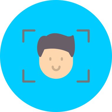 İnsan simgesinin vektör illüstrasyonu