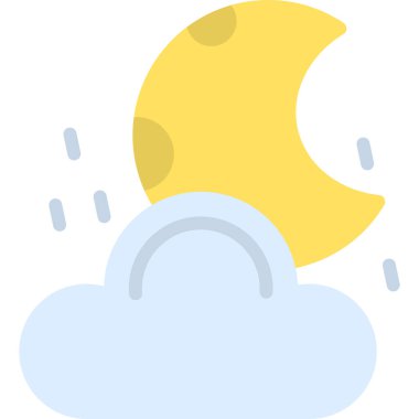 Hava tahmini simgesi - ana hatlar biçiminde