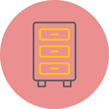 Sunucu. Web simgesi basit illüstrasyon