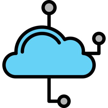 bulut veri sunucusu simgesi