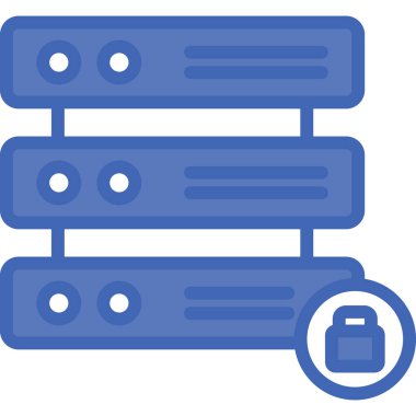 sunucu veri depolama simgesi doldurulmuş özet biçimi