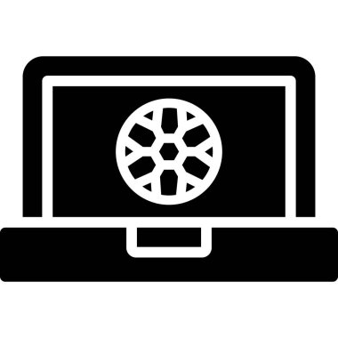 bilgisayar ekranı vektör simgesi