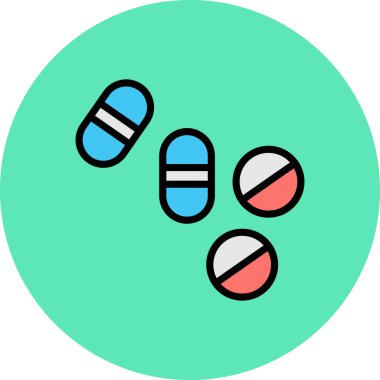 hap ikonu vektör illüstrasyonu