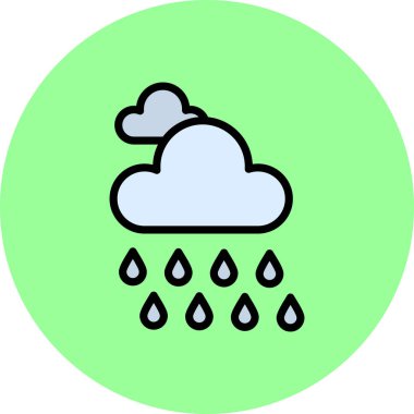 vektör Bulut simgesi illüstrasyonu