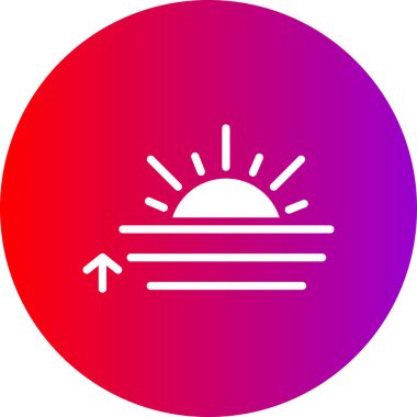 Güneş Simgesi Vektör illüstrasyonu