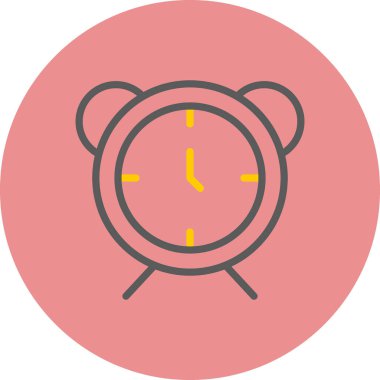 Alarm saat vektör simgesi