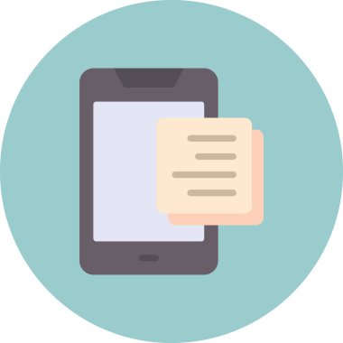 Smartphone Simgesi, vektör illüstrasyonu