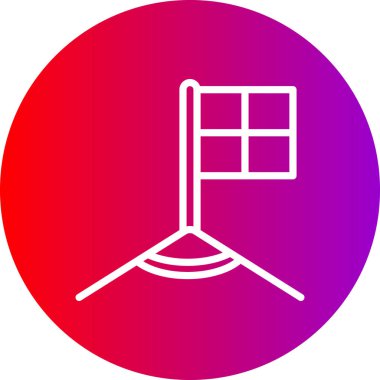 Sandalye. Web simgesi basit illüstrasyon