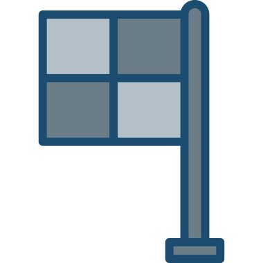 izole reklam panosu tasarım vektörü