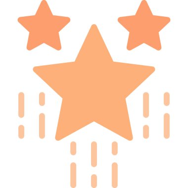 yıldız simgesi vektör illüstrasyonu