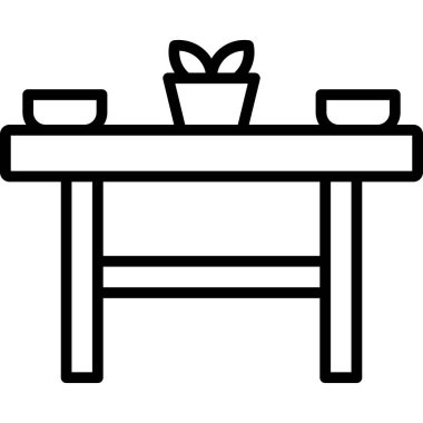 Yemek. Web simgesi vektör illüstrasyonu