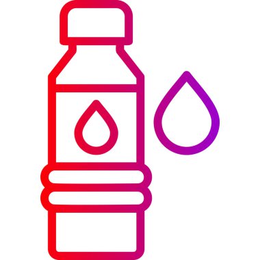 şişe simgesi vektör illüstrasyonu