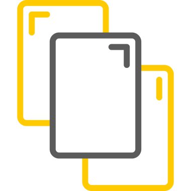 Belge. Web simgesi basit illüstrasyon