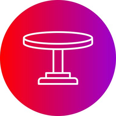 Sandalye modern simgesinin vektör illüstrasyonu