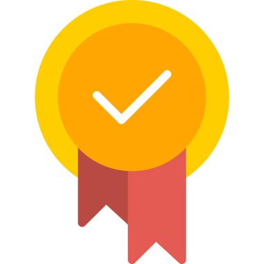 Madalya ödülü vektör simgesi