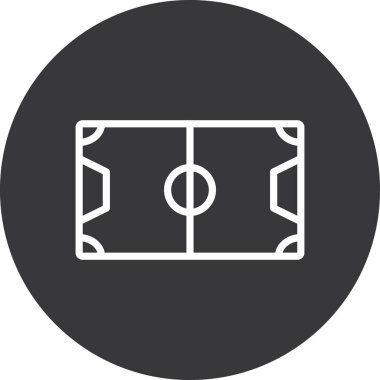 Modern b 'nin vektör illüstrasyonu futbolun ikonundan yoksun