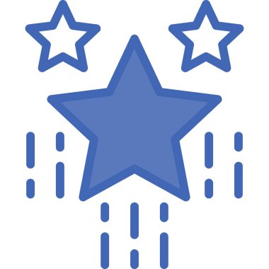 yıldız simgesi vektör illüstrasyonu