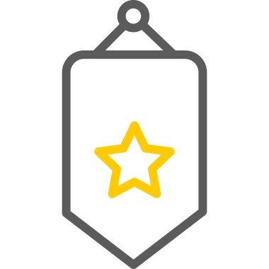 yıldız simgesi, vektör çizimi