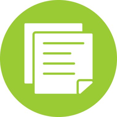 Dosya. Web simgesi basit illüstrasyon