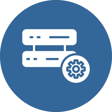 Kişisel veri merkezi simgesinin illüstrasyonu