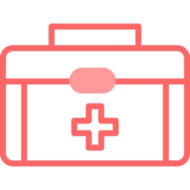 İlk yardım kiti vektör illüstrasyonu