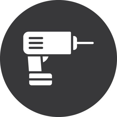 Modern oto tamir simgesinin vektör illüstrasyonu