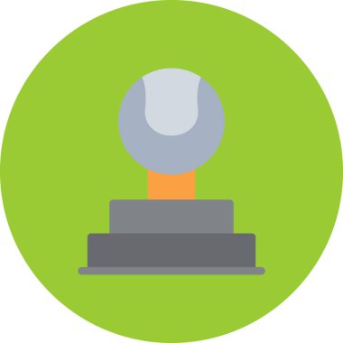 ödül kupası simgesi düz stil