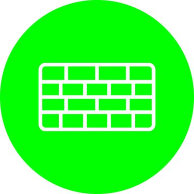 Klavye web simgesi basit tasarım