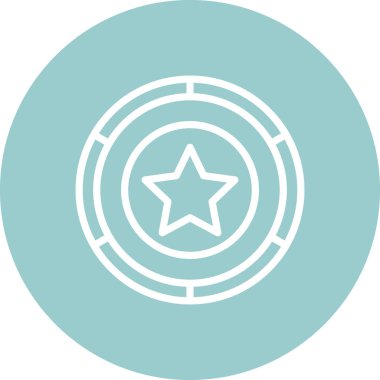 yıldız simgesi vektör illüstrasyonu