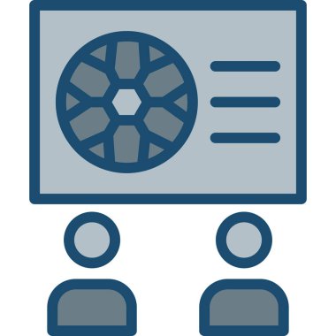 video. Web simgesi basit illüstrasyon