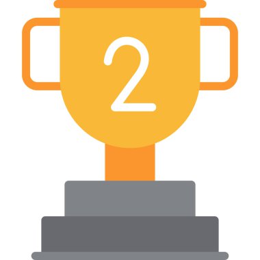 Trophy Düz Vektör Simgesi