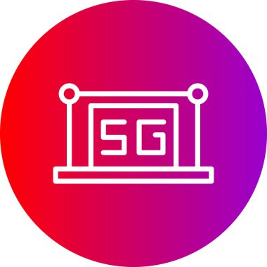 Modern b 'nin vektör illüstrasyonu eksik simgesi