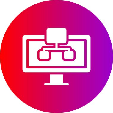 bilgisayar simgesi, vektör illüstrasyonu