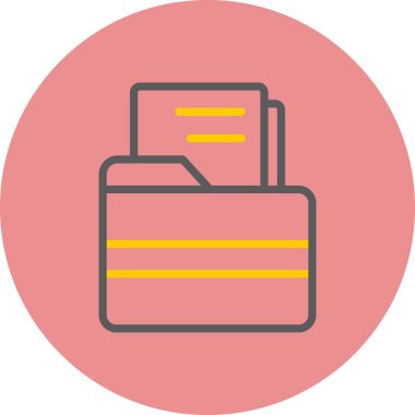 Dizin simgesinin vektör illüstrasyonu