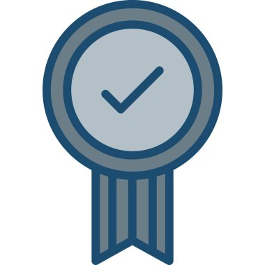 Madalya. Web simgesi basit tasarım